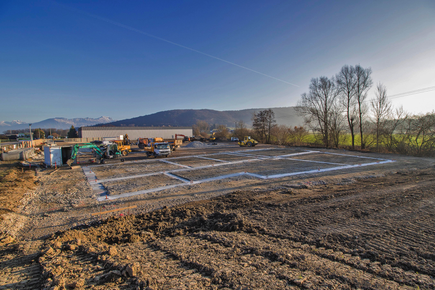 Suivi de chantier village d'entreprises Sillingy (du 21 au 4 décembre)